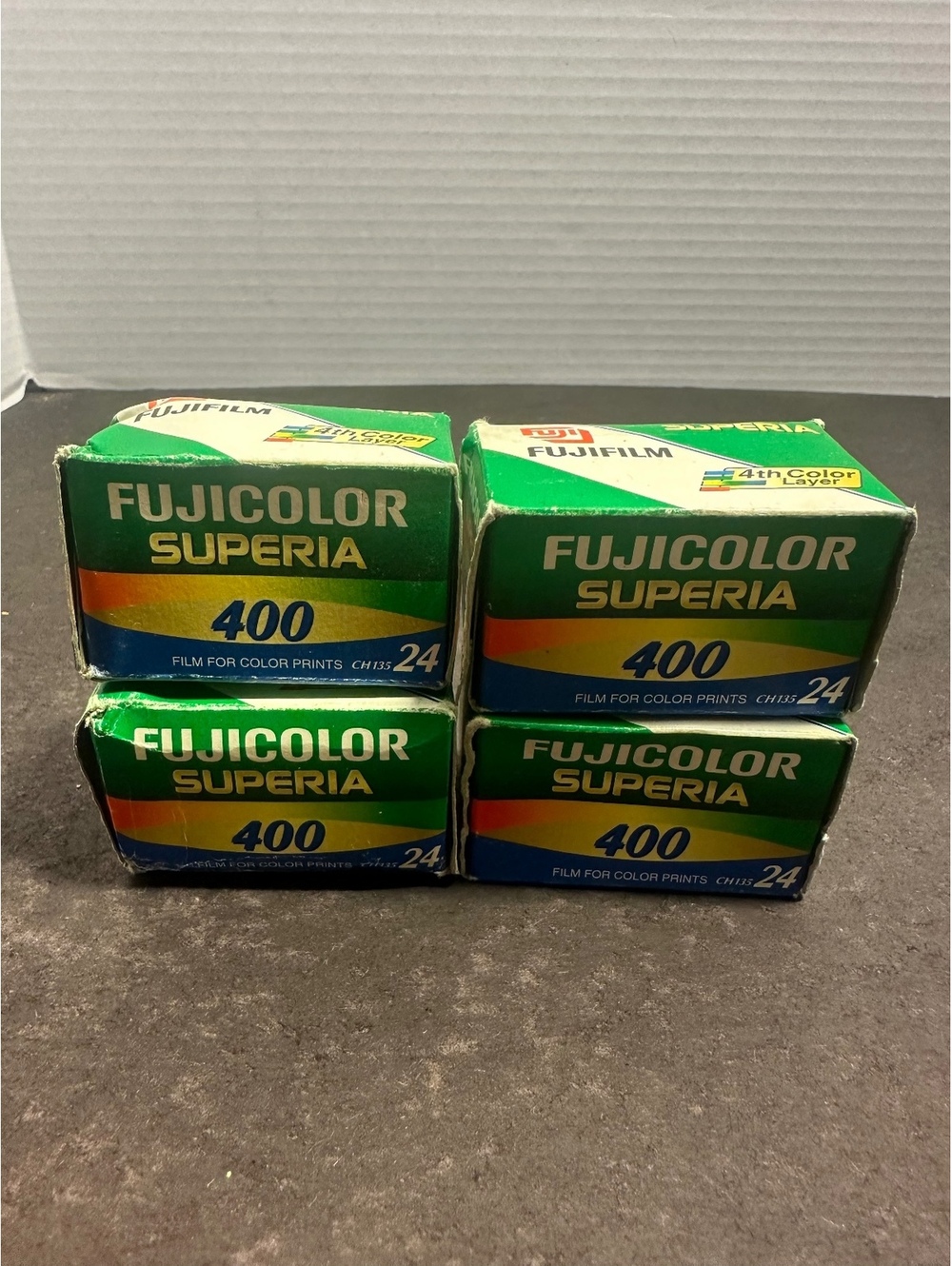 4x Fujifilm Fujicolor Superia 400 35mm Film 24 Exp Expired 2002 #R168